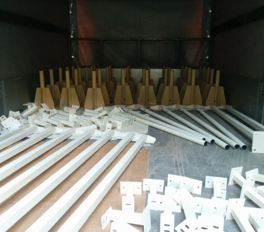 Очередная отгрузка готовых мателлических кронштейнов