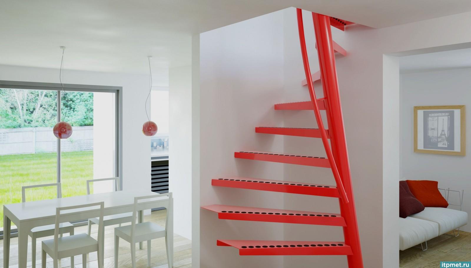 Дизайнерская винтовая лестница