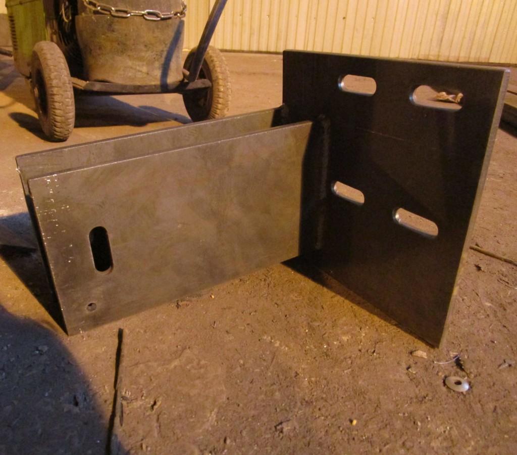 Кронштейн из листов толщиной 6 и 8 мм