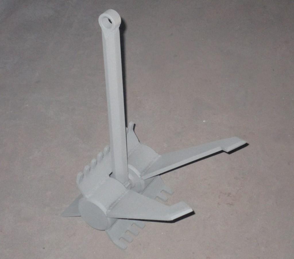 Веретено шарнирно крепится к двум бобышкам из толстого прутка