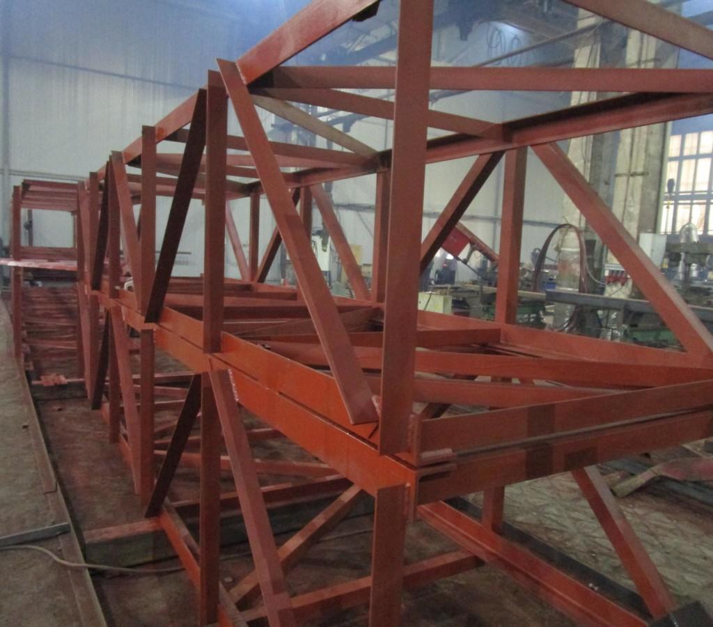 Основной материал каркаса - равнополочный уголок