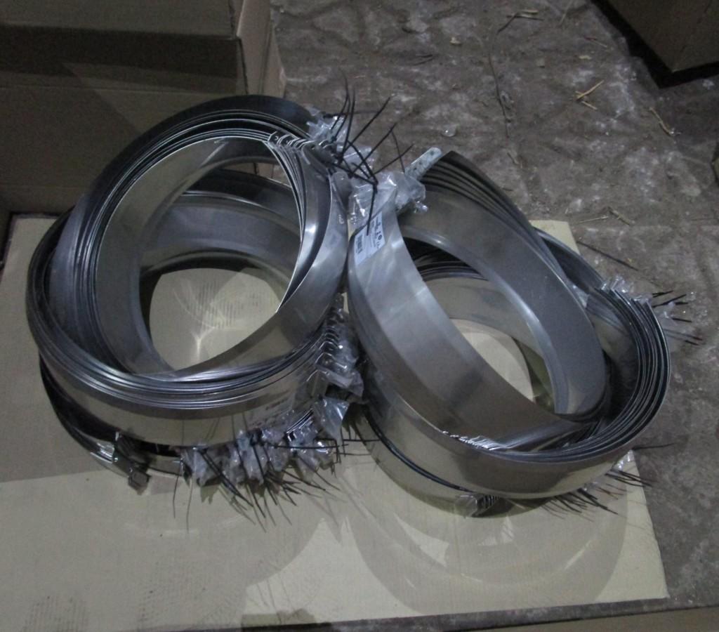 Хомуты для сборки дымохода