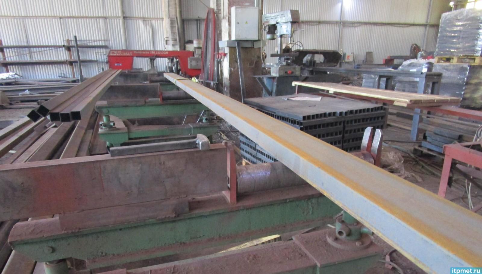 Процесс резки швеллера