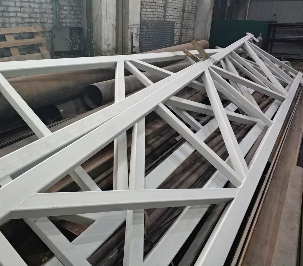 Наполнение - трубы 80х80 мм и 60х60 мм