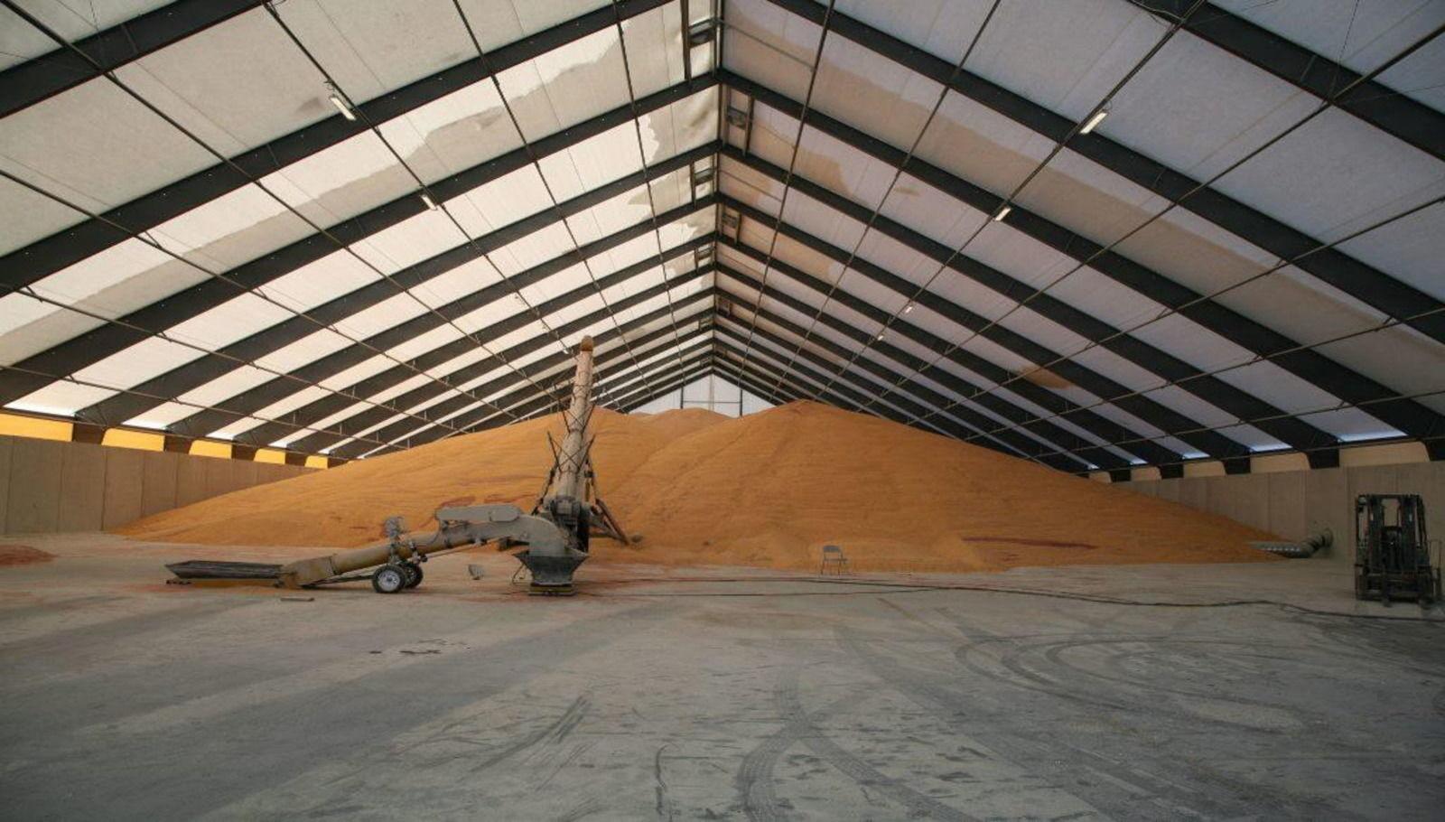 Ангар-склад для хранения зерна