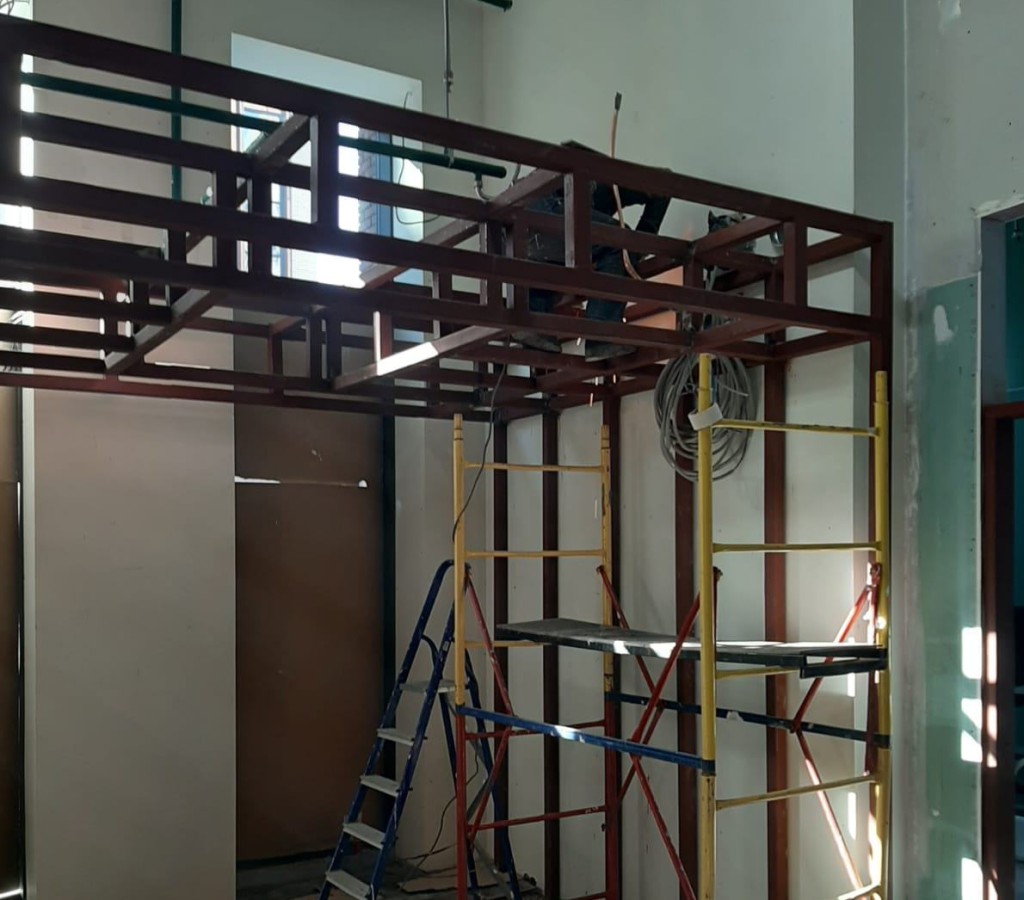 Каркас самого перекрытия это, по сути, плоская ферма