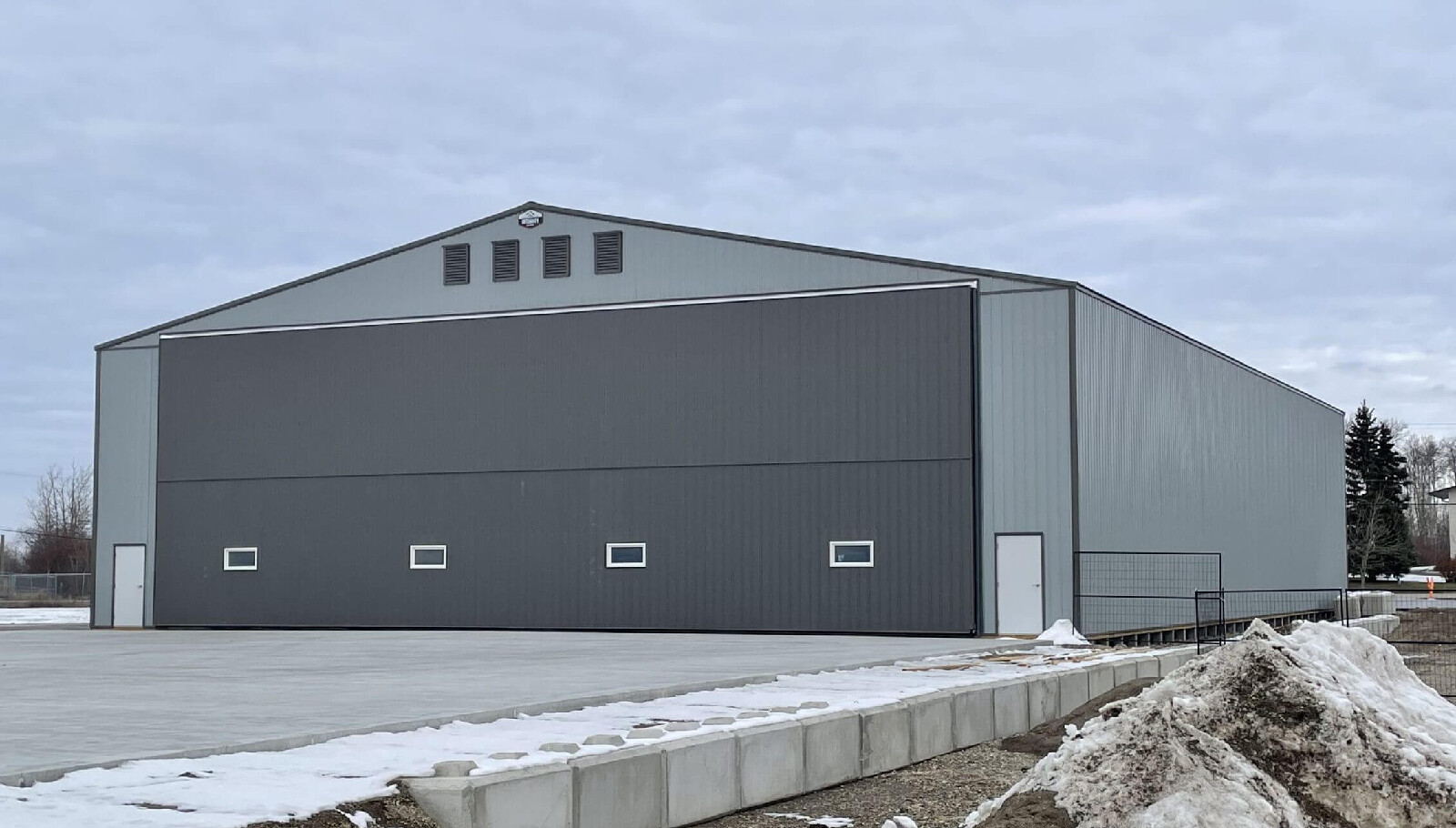 Каркасный ангар для складских нужд