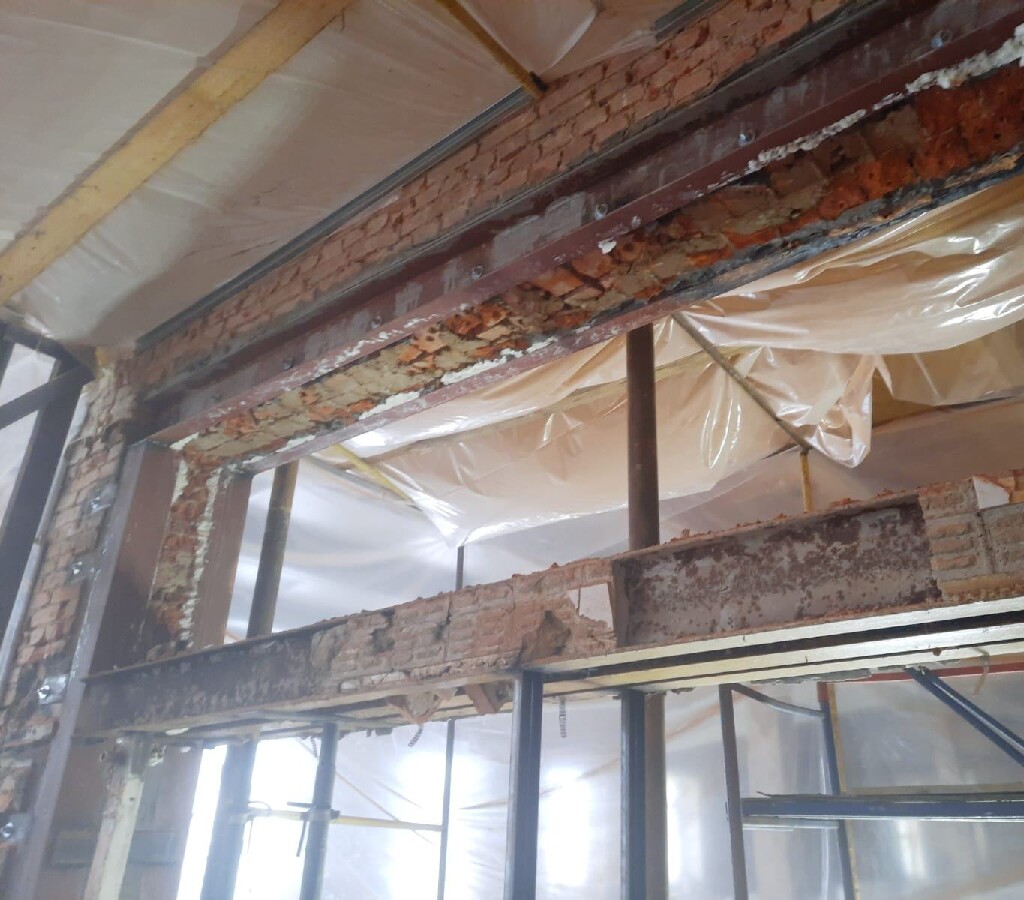 Схема увеличения высоты проема