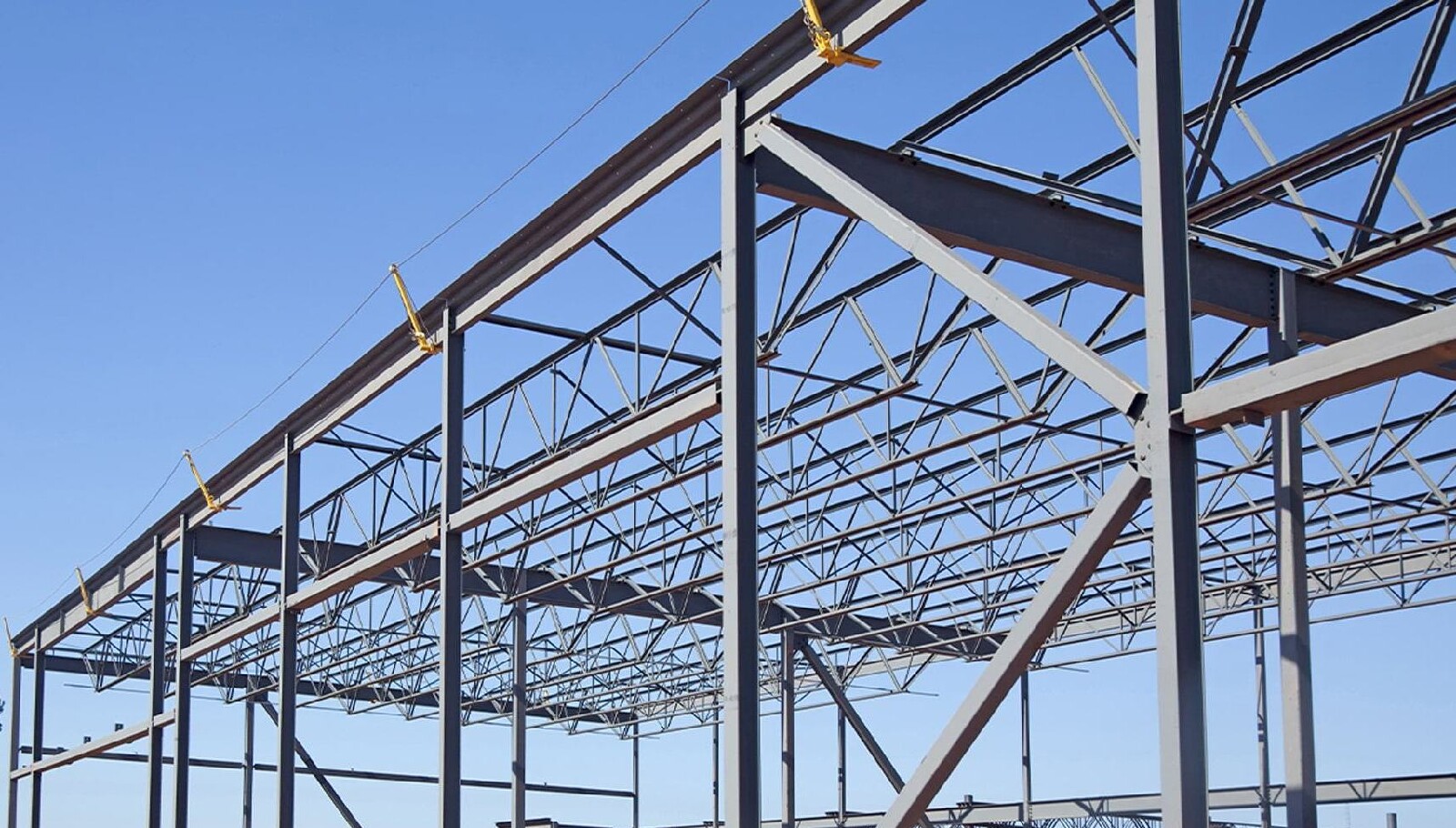 Каркас быстровозводимого разборного ангара