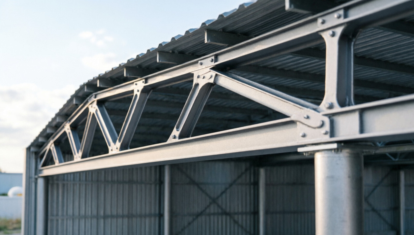 Стропильные фермы из металла пример