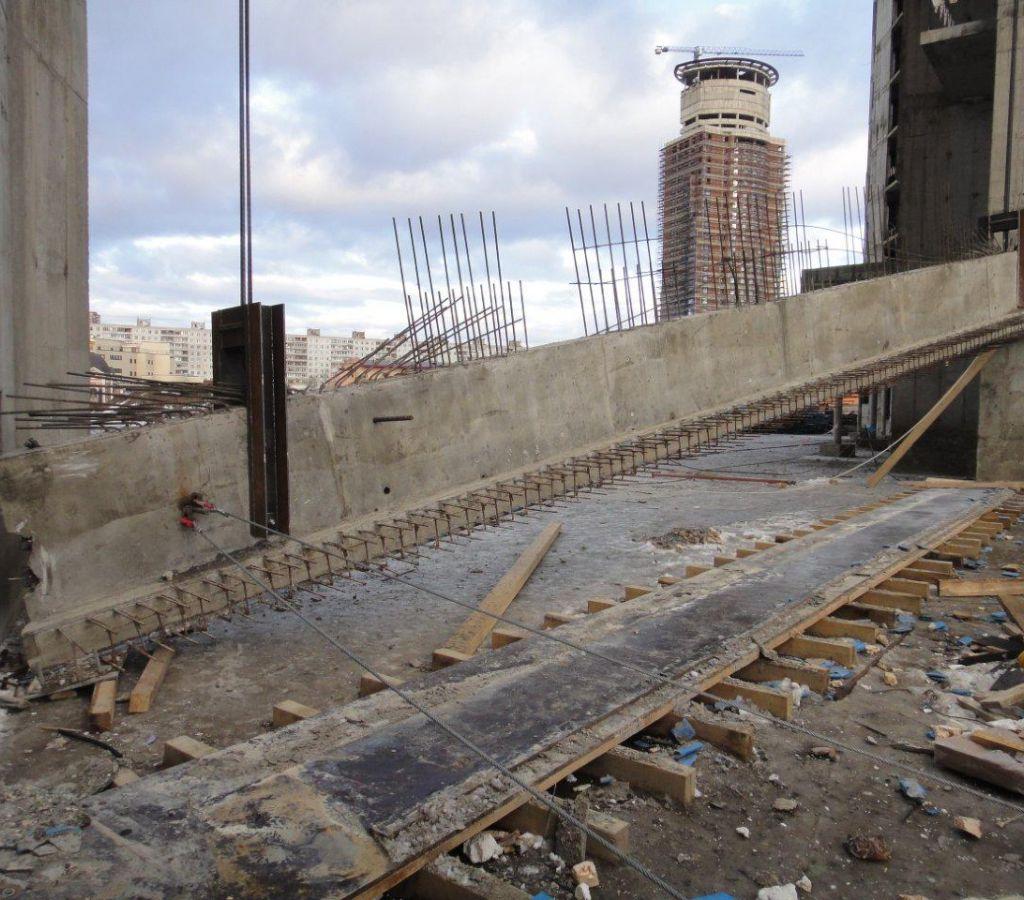 Начало подъема балки