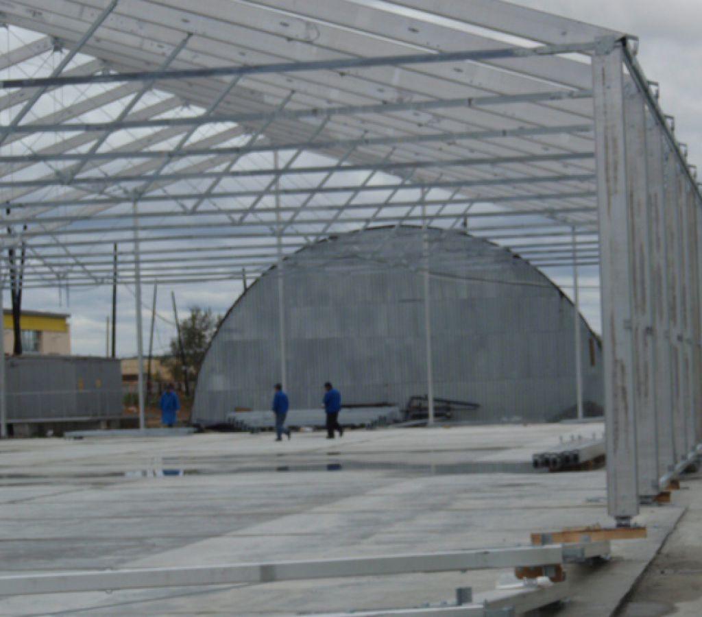 Смонтированные металлоконструкции