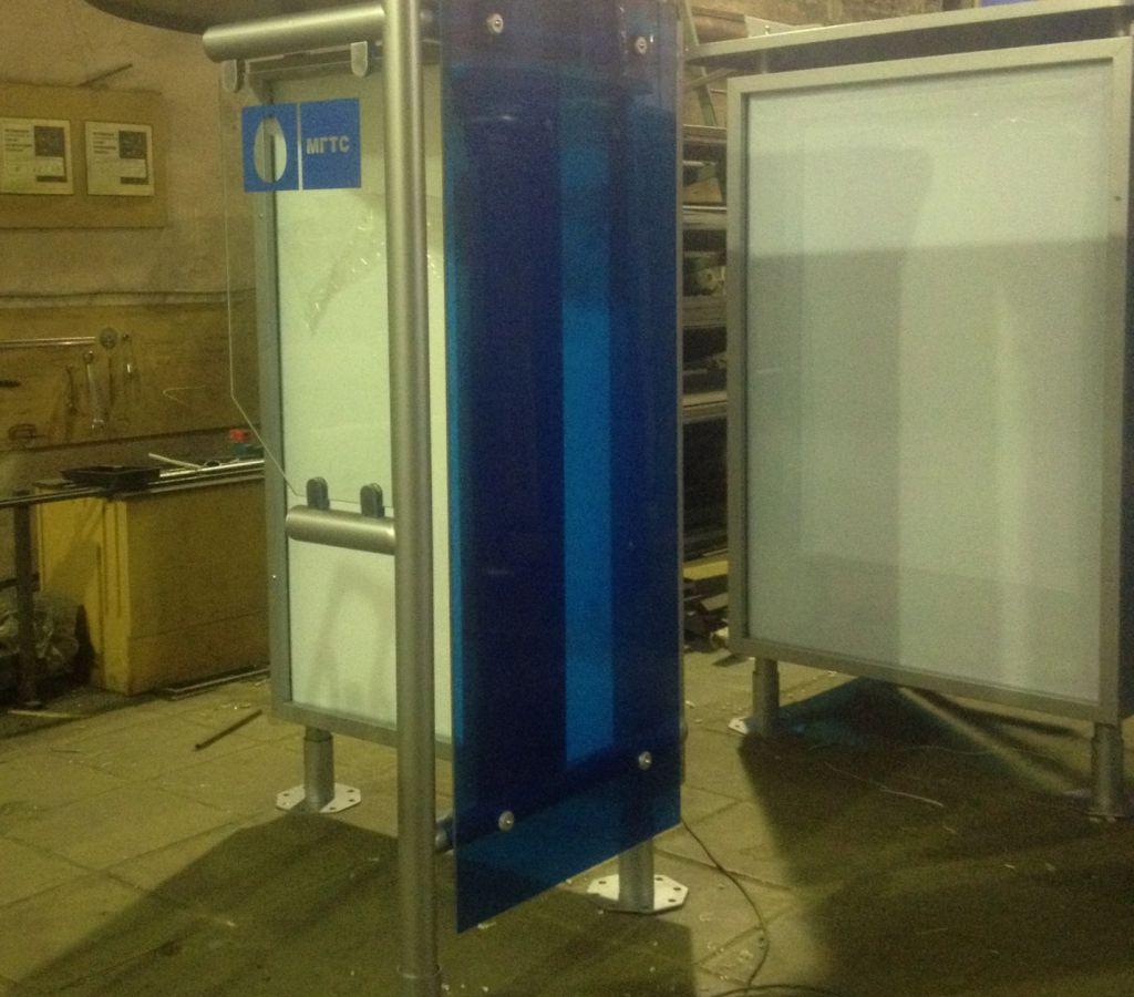 Будка для таксофона - вид сзади