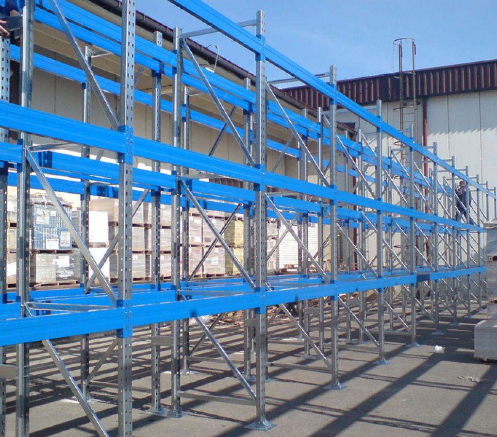 Монтаж паллетных стеллажей