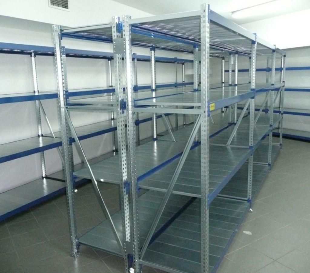 Полочные стеллажи - блок из 6 секций