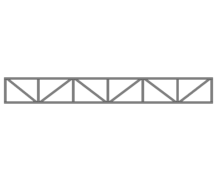 Ферма прямая 40x40x2мм длина 4м высота 0.5м усиленная - фото 2