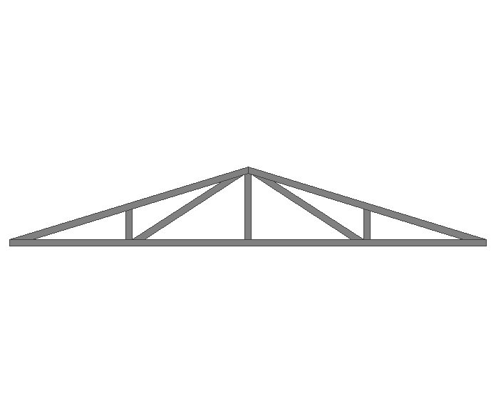 Ферма двускатная 40x40x2мм длина 3м высота 0.5м усиленная - фото 2