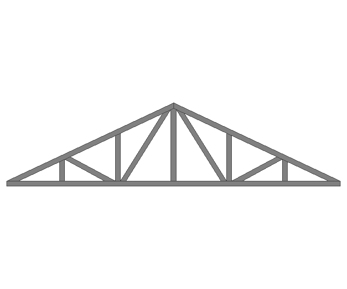 Ферма двускатная 60x60x3мм длина 4м высота 1м усиленная - фото 2
