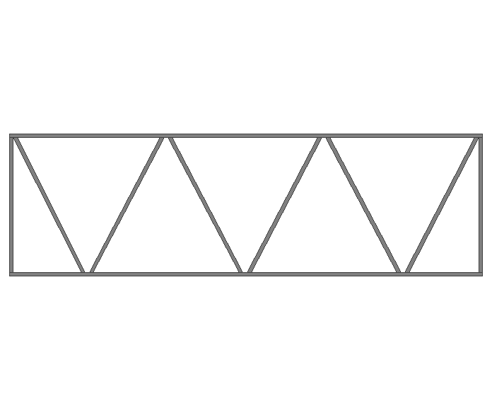 Ферма прямая 40x40x2мм длина 5м высота 1.5м  - фото 2