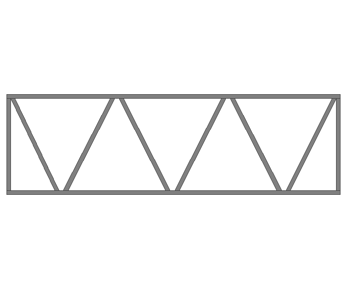 Ферма прямая 60x60x3мм длина 5м высота 1.5м  - фото 2