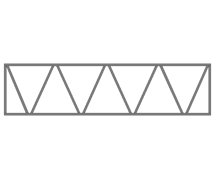 Ферма прямая 60x60x3мм длина 6м высота 1.5м  - фото 2