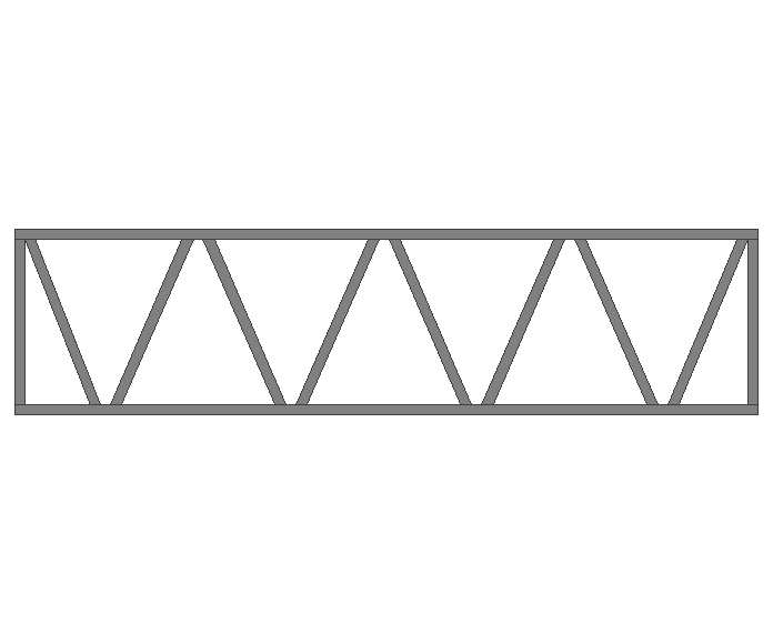 Ферма прямая 80x80x3мм длина 6м высота 1.5м  - фото 2