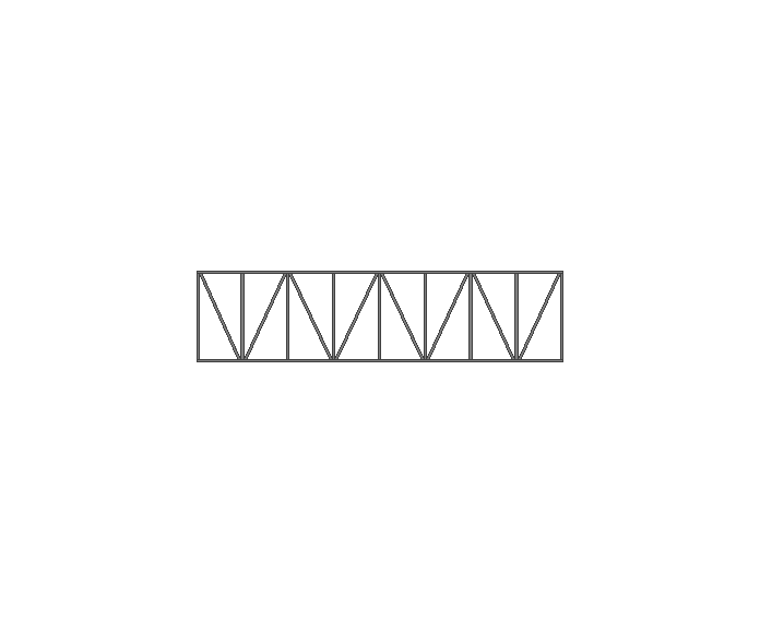 Ферма прямая 40x40x2мм длина 6м высота 1.5м усиленная - фото 1