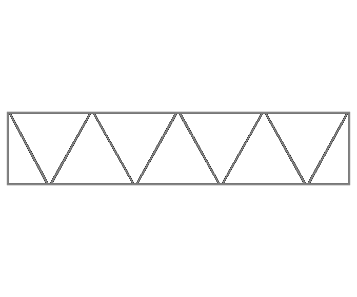 Ферма прямая 40x40x2мм длина 7м высота 1.5м  - фото 2