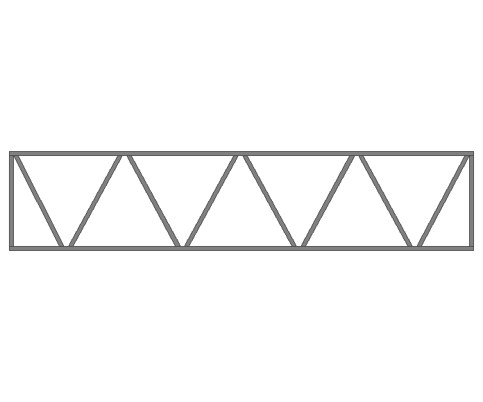 Ферма прямая 60x60x3мм длина 7м высота 1.5м  - фото 2