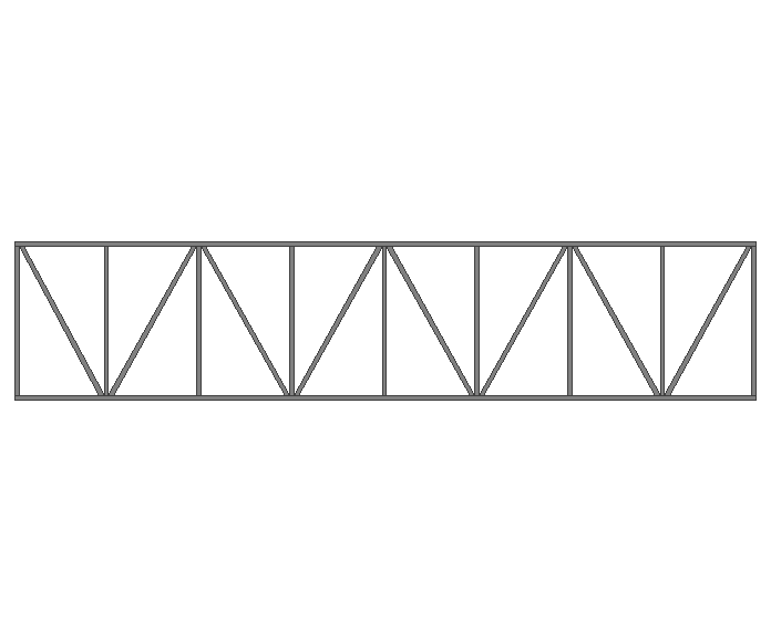 Ферма прямая 40x40x2мм длина 7м высота 1.5м усиленная - фото 2