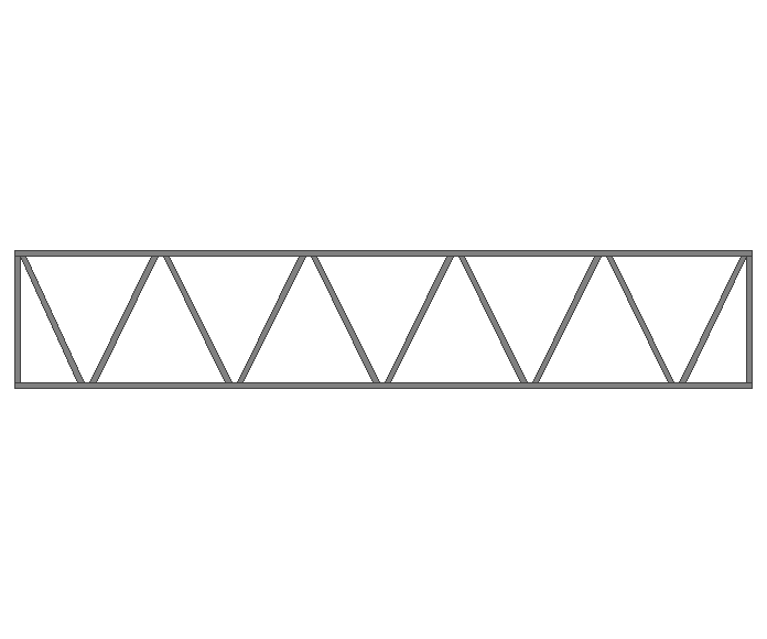 Ферма прямая 60x60x3мм длина 8м высота 1.5м  - фото 2