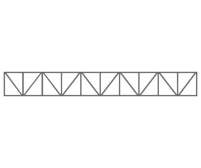 Ферма прямая 40x40x2мм длина 8м высота 1м усиленная - фото 2