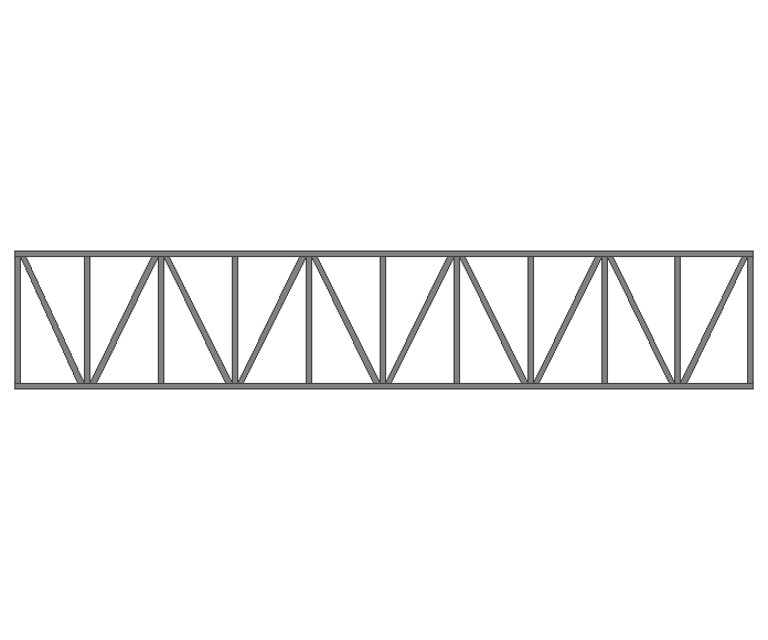 Ферма прямая 60x60x3мм длина 8м высота 1.5м усиленная - фото 2