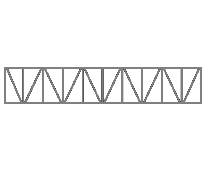 Ферма прямая 80x80x3мм длина 8м высота 1.5м усиленная - фото 2