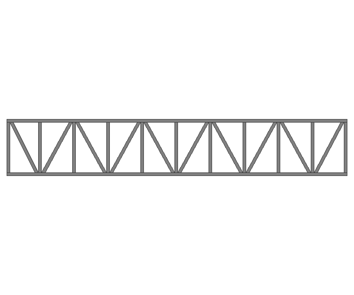 Ферма прямая 80x80x3мм длина 9м высота 1.5м усиленная - фото 2