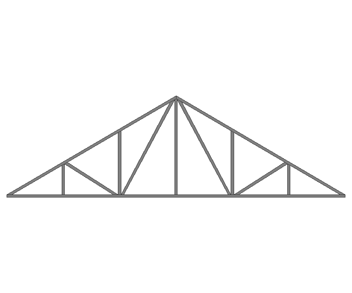 Ферма двускатная 40x40x2мм длина 5м высота 1.5м усиленная - фото 2