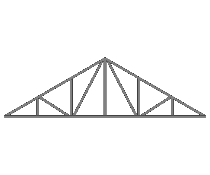 Ферма двускатная 60x60x3мм длина 5м высота 1.5м усиленная - фото 2