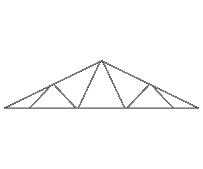 Ферма двускатная 40x40x2мм длина 6м высота 1.5м  - фото 2