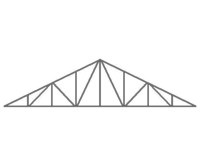 Ферма двускатная 40x40x2мм длина 6м высота 1.5м усиленная - фото 2