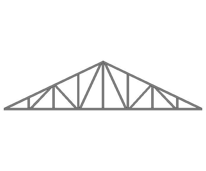 Ферма двускатная 60x60x3мм длина 6м высота 1.5м усиленная - фото 2