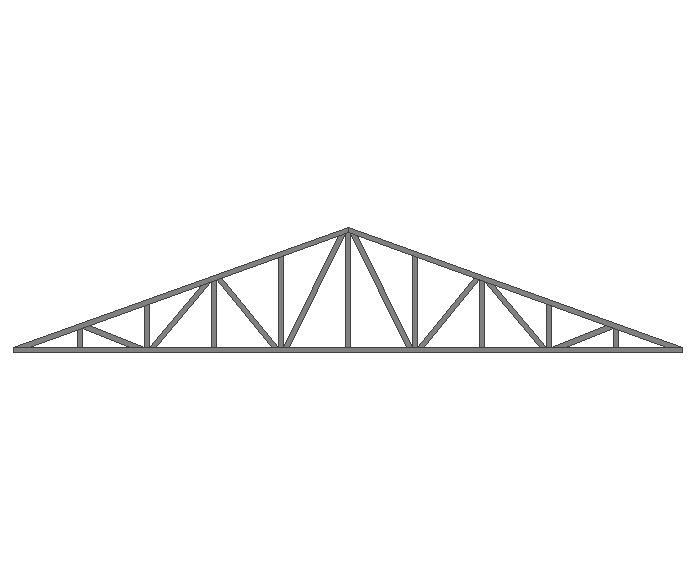 Ферма двускатная 60x60x3мм длина 8м высота 1.5м усиленная - фото 2