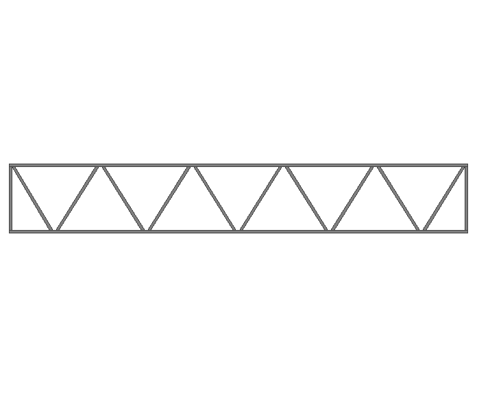 Ферма прямая 60x60x3мм длина 10м высота 1.5м  - фото 2