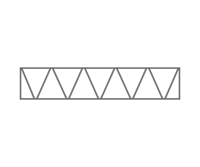 Ферма прямая 80x80x3мм длина 10м высота 2м  - фото 1