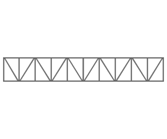 Ферма прямая 60x60x3мм длина 10м высота 1.5м усиленная - фото 2