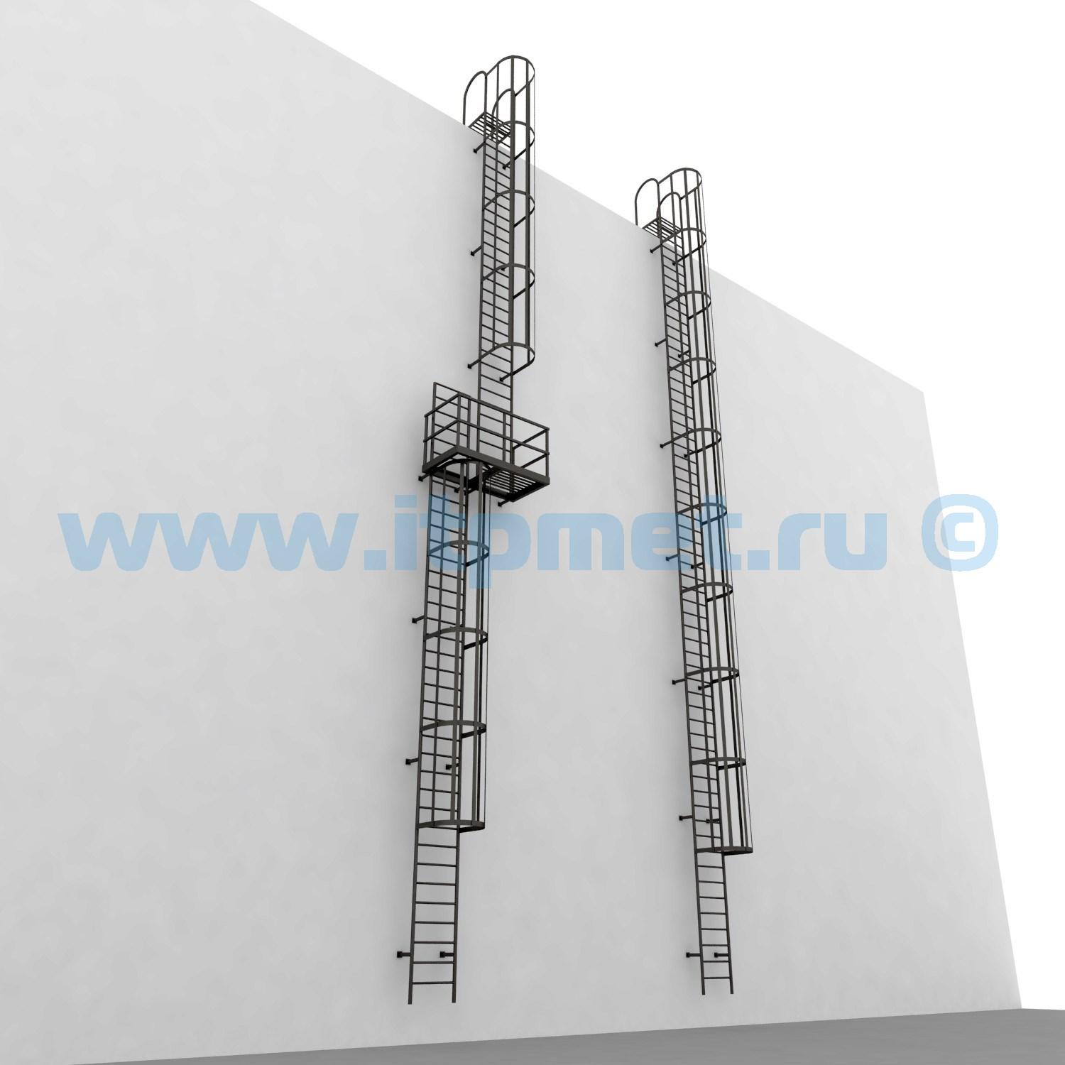 Вертикальная лестница от стены. Вертикальной пожарной лестницы п2. Вертикальная пожарная лестница п1-1. Пожарная лестница ЛП-1. Ограждение стремянки ОСГ-60.