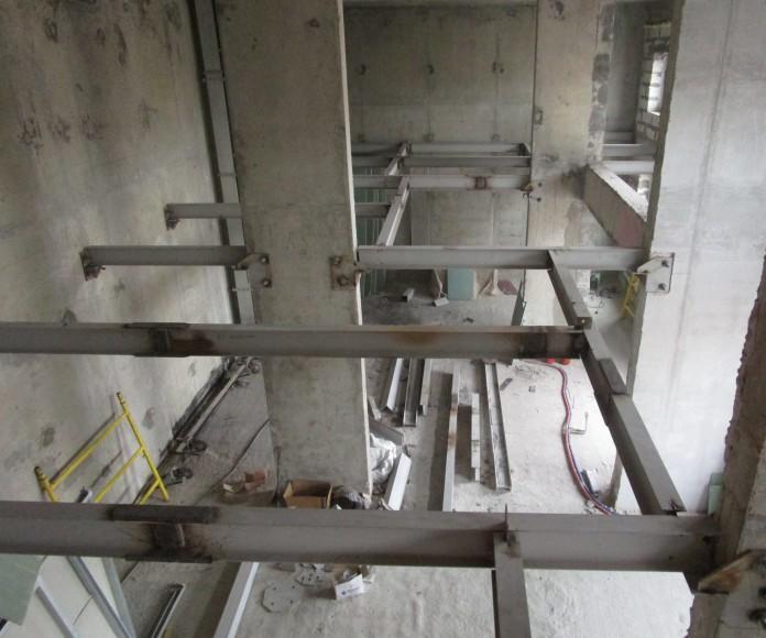 Фото Смонтированное перекрытие в квартире