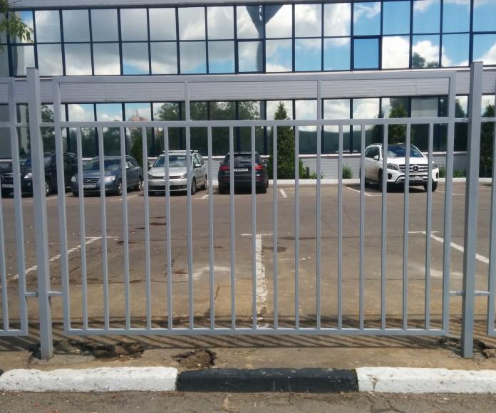 Фото Установленный забор в Химках