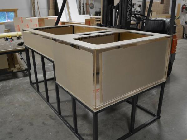 Фото Тумба под аквариум нетиповой формы