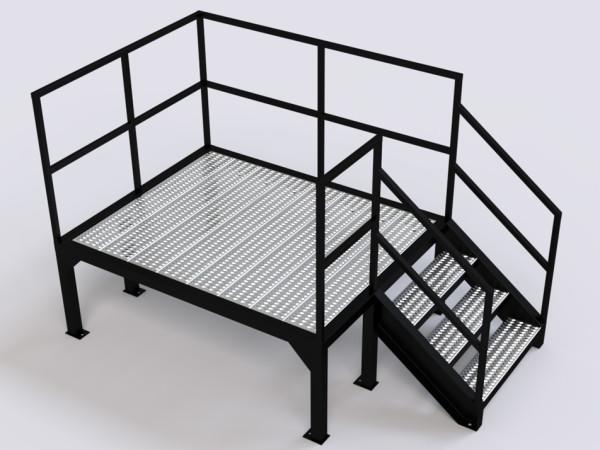 Фото Площадка технологическая с ограждениями