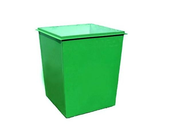 Фото Контейнер для мусора с крышкой